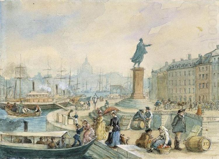 Skeppsbron vid Gustav IIIs staty, fritz von dardel